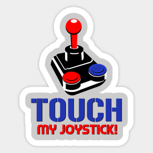 Touch My Joystick Sticker